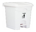 Lixeira c/ Pedal e Indicação Seletiva 30 Lt Branca