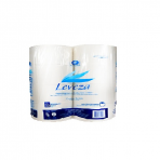 PAPEL HIGIÊNICO LEVEZA 300 METROS FARDO COM 8 ROLOS FOLHA SIMPLES SUPER LUXO