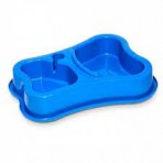 Comedouro Duplo Suporte Garrafa Pet